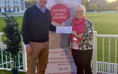 WCCC Pink Day raises over £3,000 for Worcestershire Breast Unit Haven