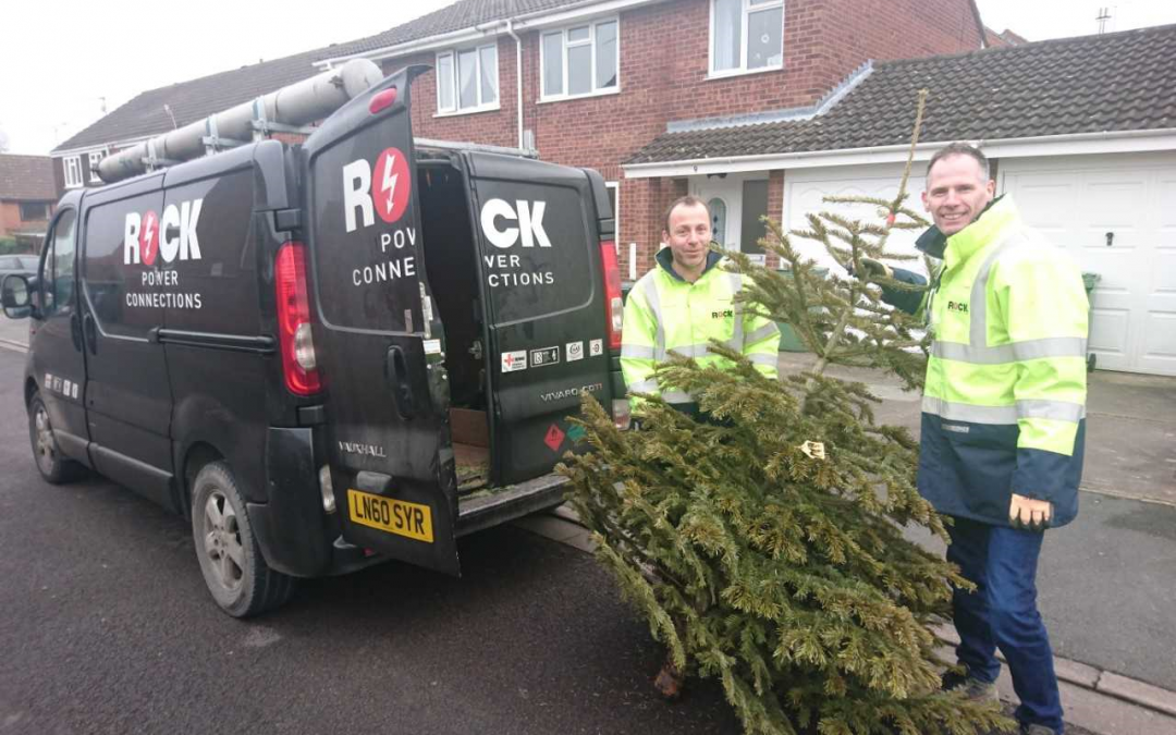 Rock Power Connections to support St Richard’s Hospice Christmas Tree Collection