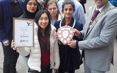 College Young Enterprise team overall winners at Spring Fair