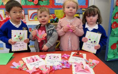 Nursery Children Enjoy Mothers’ Day Creations