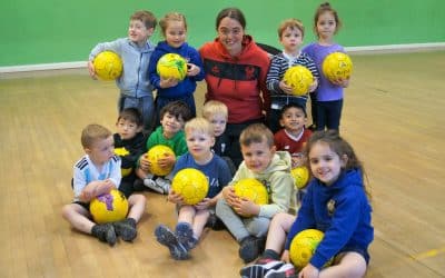 Kidderminster Harriers drive Little Trinity Nursery football crazy