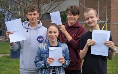 Holy Trinity School students joy at GCSE Results