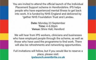 IPS Launch with NHS 2Gether Foundation Trust and Landau