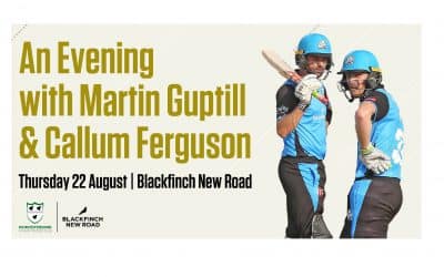 An evening with Martin Guptill and Callum Ferguson