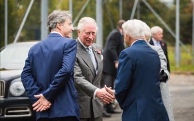 HRH The Prince Of Wales congratulates Herefordshire Company on Engineering success
