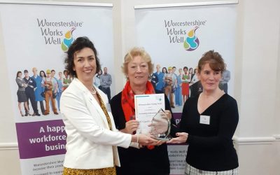 ISO Quality Services win award at Worcestershire Works Well event
