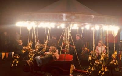 Business support brings Christmas carousel fun to local school