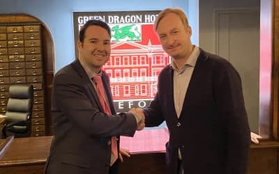 Local connection working for Chamber Members Thomas Caroll brokers and The Green Dragon Hotel