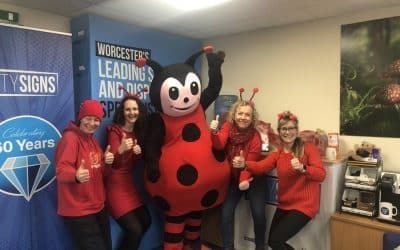Dressing as Dotty the Ladybird is a great sign