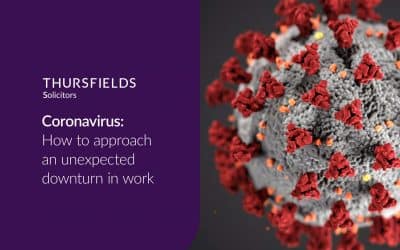 Approaching a downturn in work