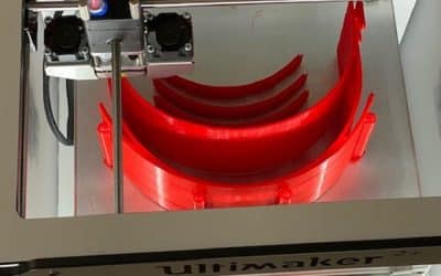 3D Printers used by college to support NHS with PPE Supplies