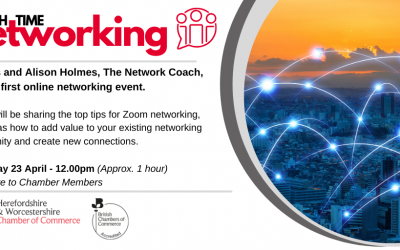 Webinar: Lunchtime Networking – How to successfully network online