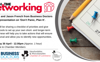 Webinar: Lunchtime Networking and “Don’t Panic, Plan It” presentation