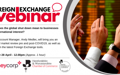 Webinar: What does the global shut down mean to businesses with international interest? With Moneycorp (Chamber FX)