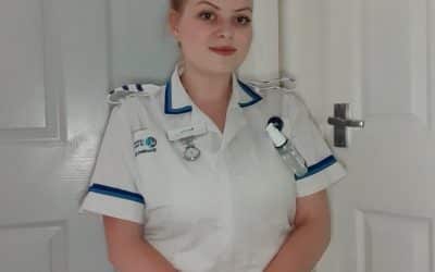 Student Nurse who changed careers heads to NHS Frontline