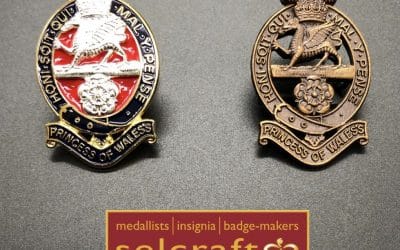 The Princess of Wales’ Royal Regiment Beret Badge by Selcraft UK