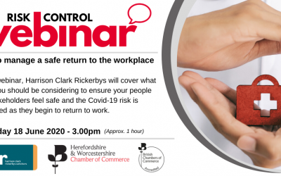 Webinar: How to manage a safe return to the workplace post Covid-19