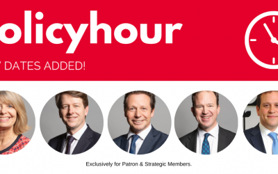 Patron & Strategic Members exclusive invitation to Policy Hour