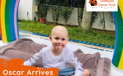 Oscar Flies Home Cancer Free