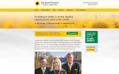 Jackson’s launch new Direct Cremations Website