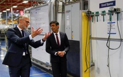 Rishi Sunak visits Worcester Bosch