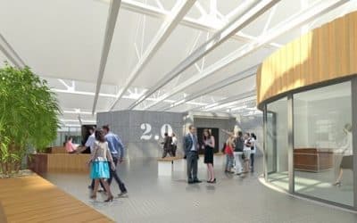 Work underway at the Shell Store Incubation Centre Hereford