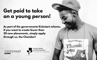 Chamber opens portal for businesses to apply for less than 30 placements as part of new £2 billion Kickstart scheme