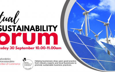 Book your place on the Virtual Sustainability Forum