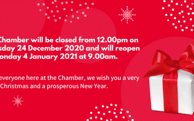 Our Christmas closing and reopening times