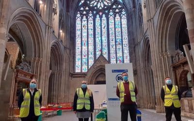 Rapid lateral flow testing now available at Worcester Cathedral