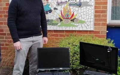 Jmda & Gbs Marketing Donate It Equipment To Local School