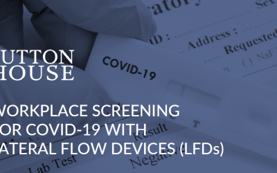Workplace testing with lateral flow devices