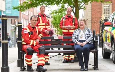 Commemorative Bench Gifted To Lifesaving Charity