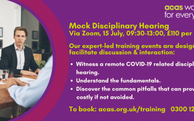 Mock Disciplinary Hearing, 15 July