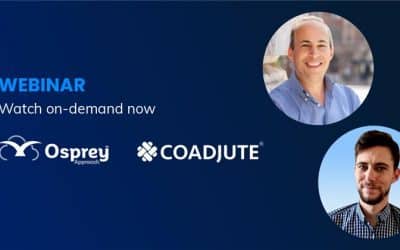 OSPREY APPROACH: WEBINAR WITH COADJUTE’S CEO INTRODUCES PARTNERSHIP
