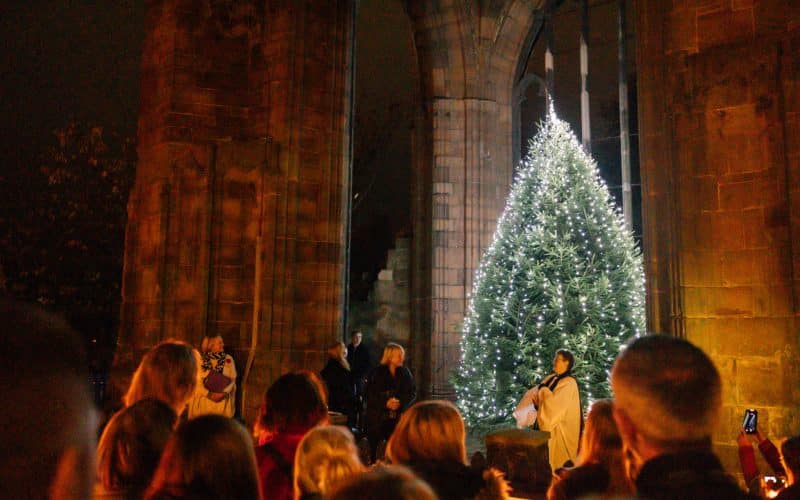 Lights lit in memory of loved ones