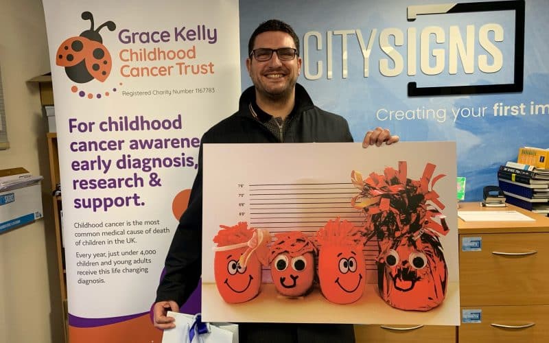 60TH anniversary celebrations raise £1,316 for child cancer charity