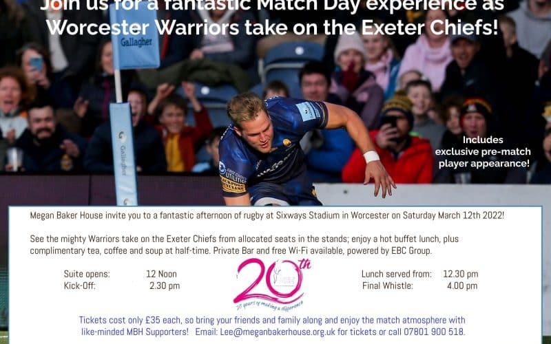 Warriors and Megan Baker House partner for afternoon of Rugby