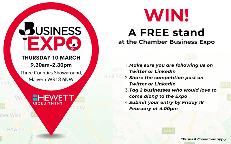 COMPETITION: Win a free stand at the Chamber Business Expo!