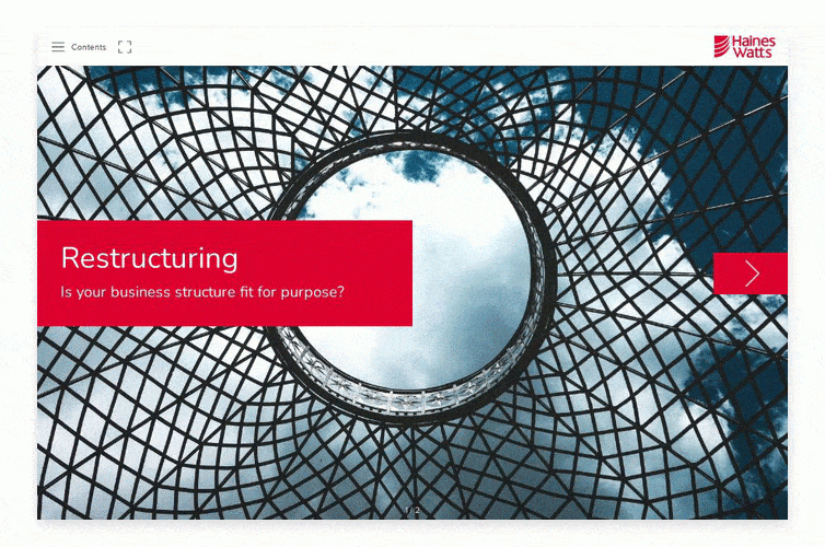 Restructuring your business – The importance of change