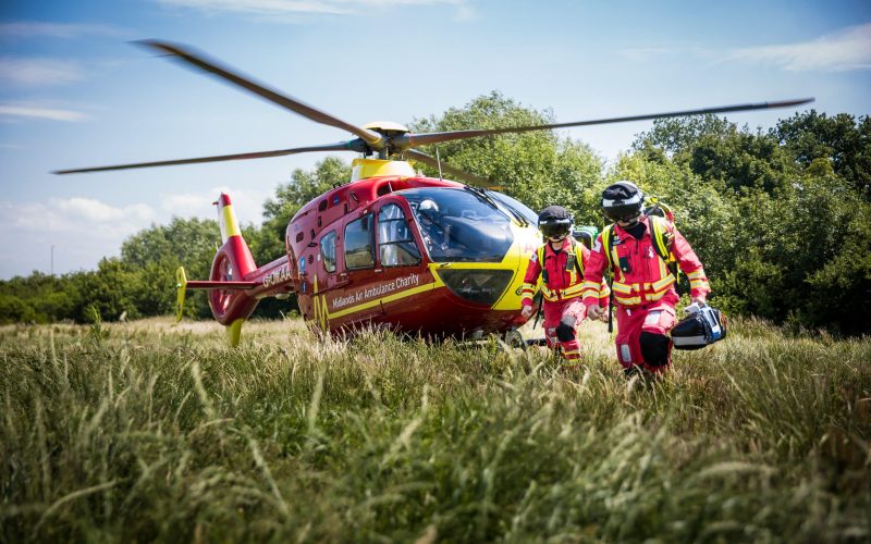 £7,500 Humanitarian Grant Supports Midlands Air Ambulance Charity