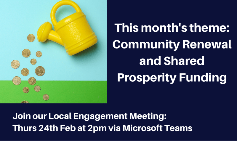 Community Renewal and Shared Prosperity Funding: Restart Scheme Local Engagement Meeting – West Central