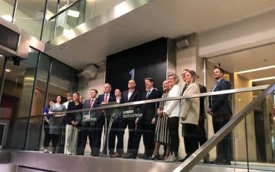HWCC Patrons Bishop Fleming open London Stock Exchange