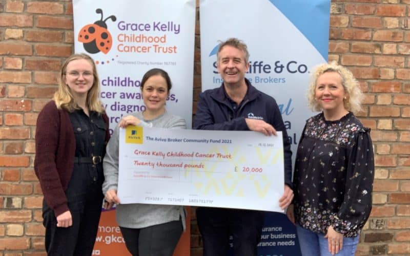 Sutcliffe & Co wins £20,000 for childhood cancer charity