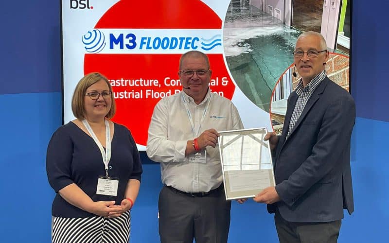 M3 Floodtec awarded BSI Standard BS851188
