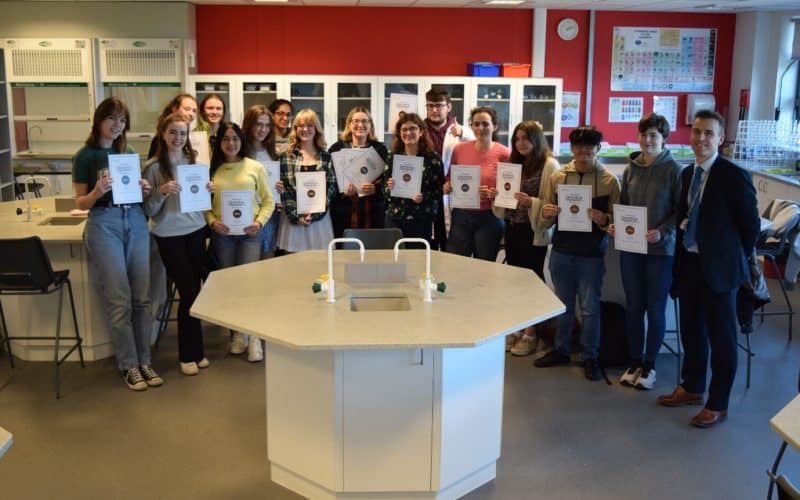 Worcester Sixth Form College students excel in Chemistry Olympiad