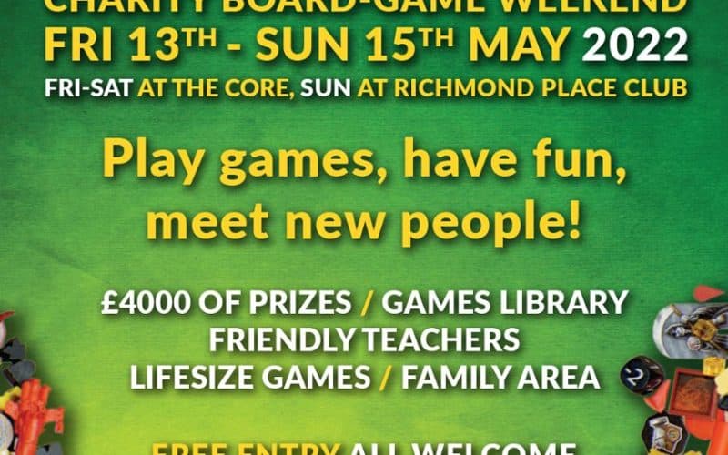 Herefordshire Board Gamers hosting Game Weekend event in aid of Mental Health Charity ‘Mind’