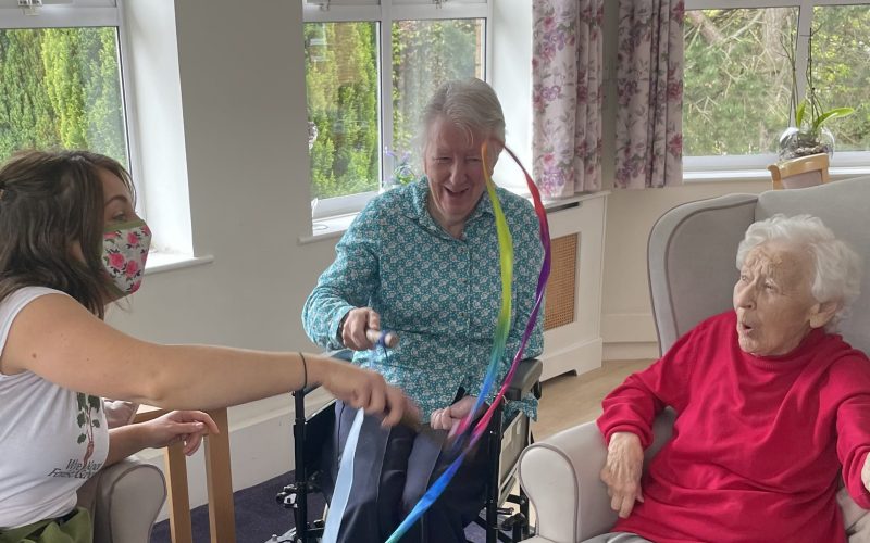 The Courtyard launch project with Hereford Care Homes to celebrate the Queen’s Platinum Jubilee
