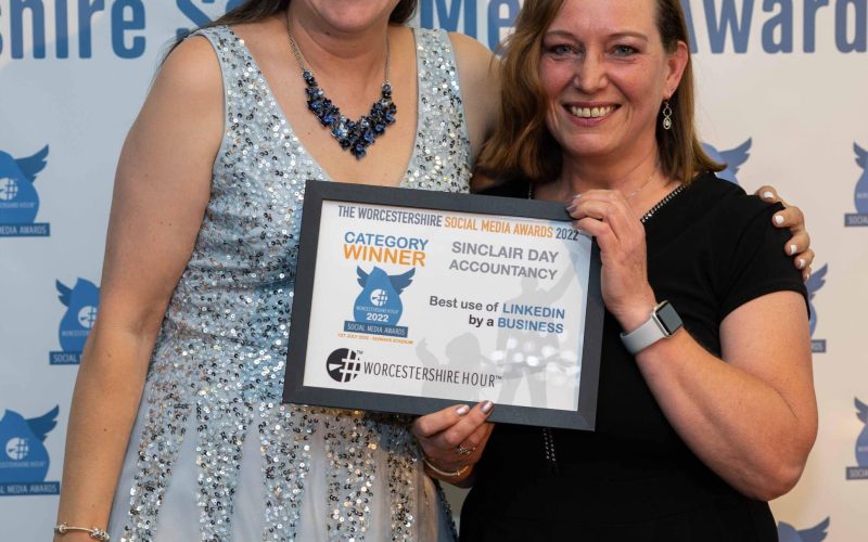 Double win for Sinclair Day Accountancy in Worcestershire Social Media Awards
