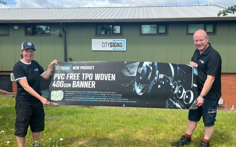 City signs launches new PVC free eco banners range
